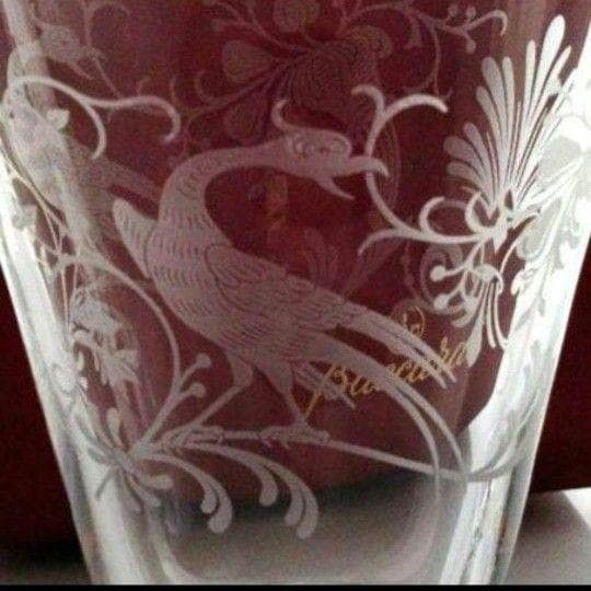 【美品】バカラ　キリン　花瓶 フラワーベース キリンビール　箱付き　大型花瓶