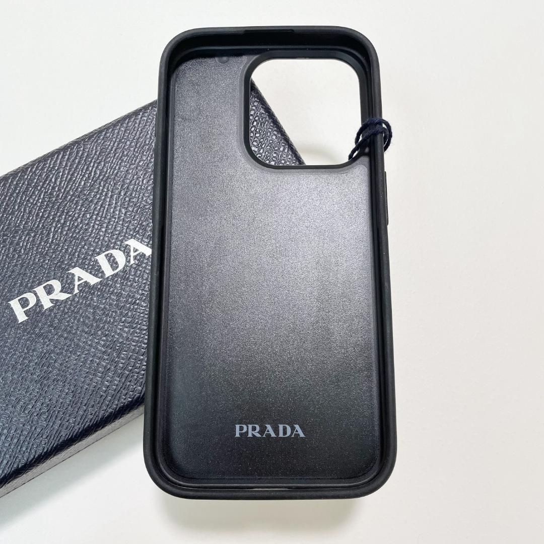 PRADA プラダ iPhone15 Pro ケース スマホケース 水色 ブルー