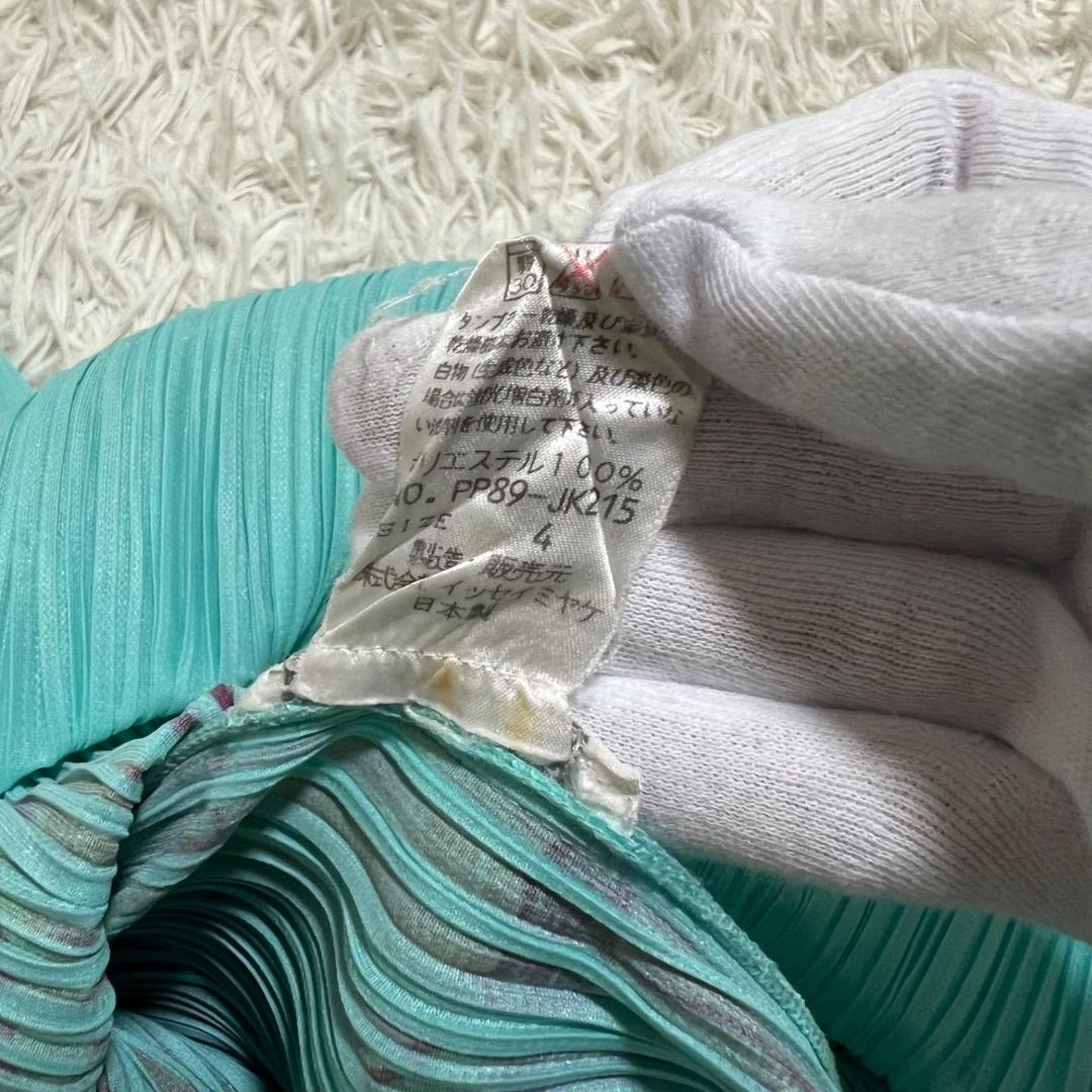 良品✨PLEATS PLEASE 転写 フラワー プリント チュニック 4