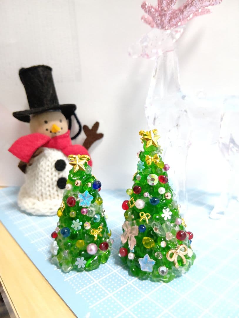 専用　シーグラスアート　ミニツリー
