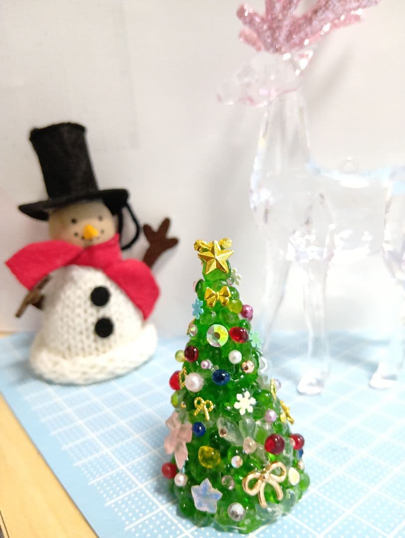 専用　シーグラスアート　ミニツリー