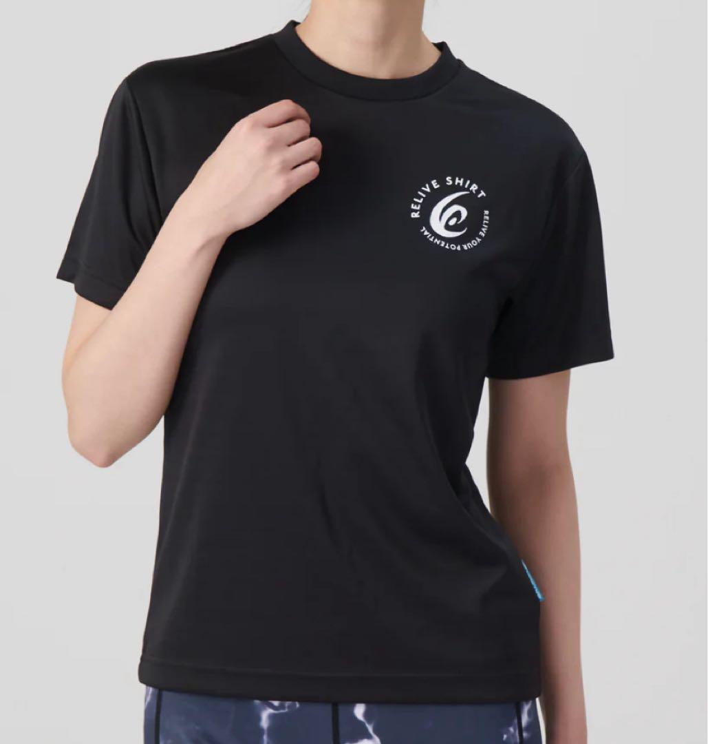 リライブシャツスポーツ　ユニセックス　ブラック　サイズM(正規品)