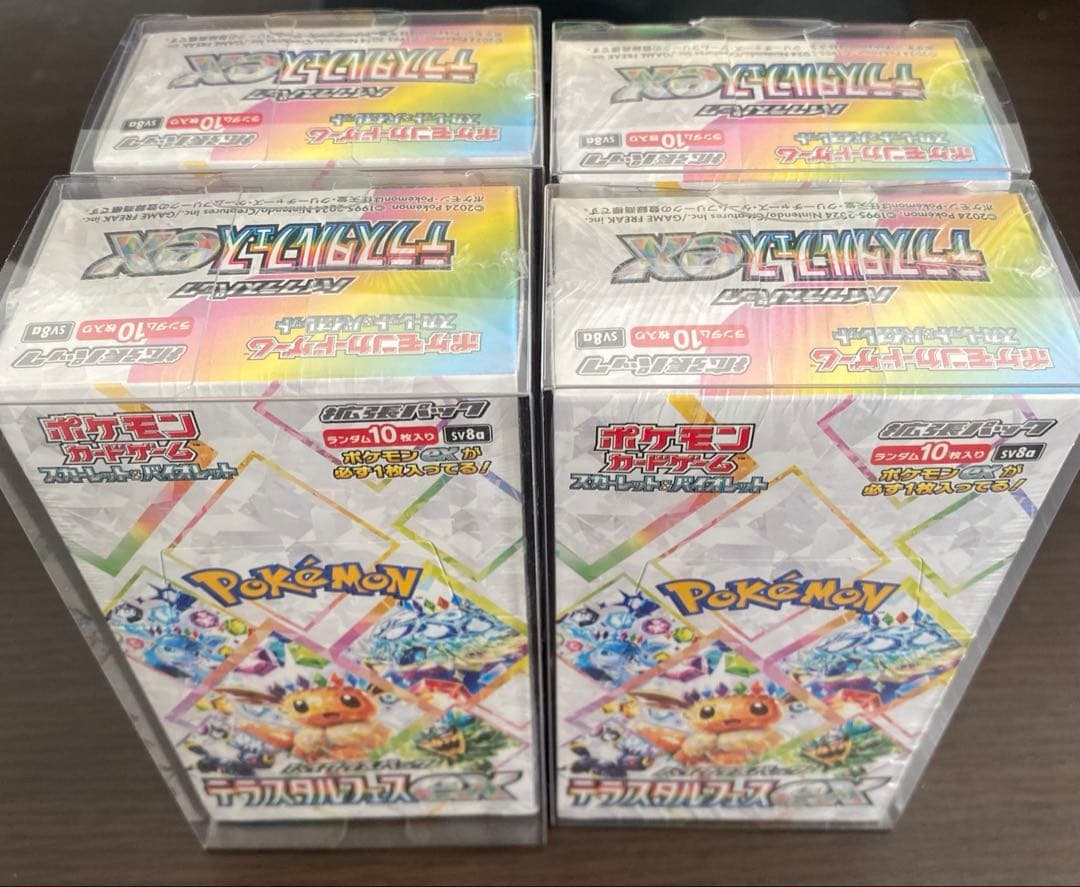 ポケモンカードゲーム テラスタルフェスex シュリンク付き 新品未開封 4BOX