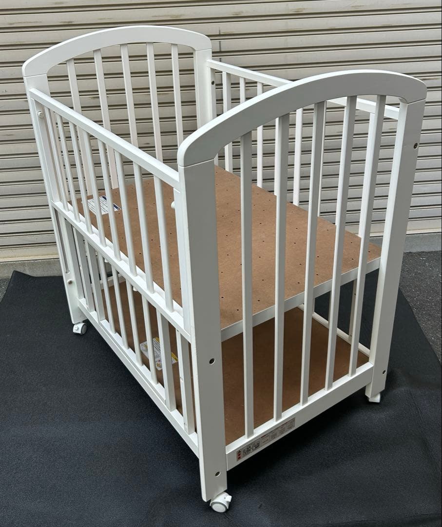 【引取・配達】カトージ　ベビーベッド　ミニタチベッド　ビアンコ2　大阪・尼崎