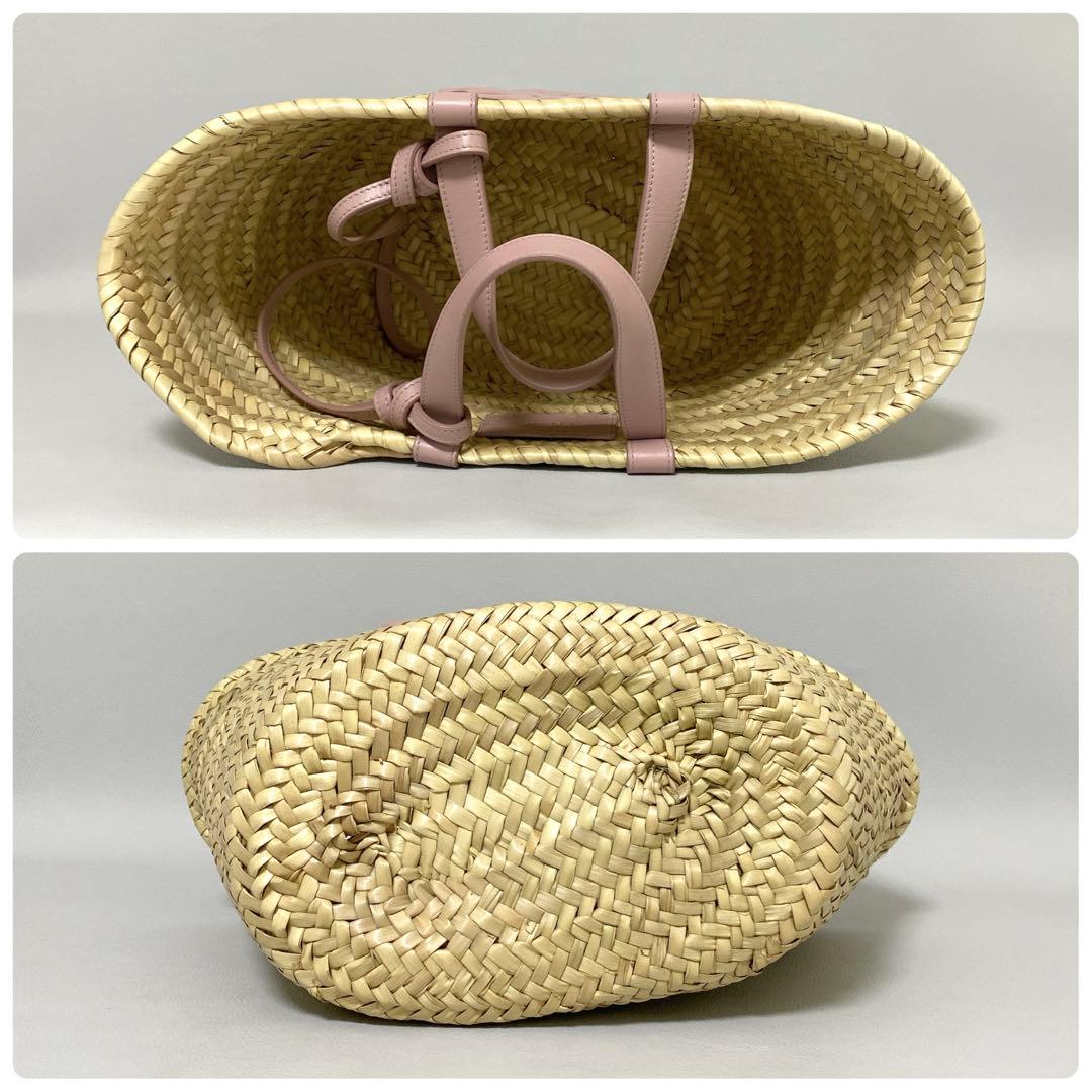 CELINE / ティーントリオンフ クラシックパニエ かごバッグ ピンク