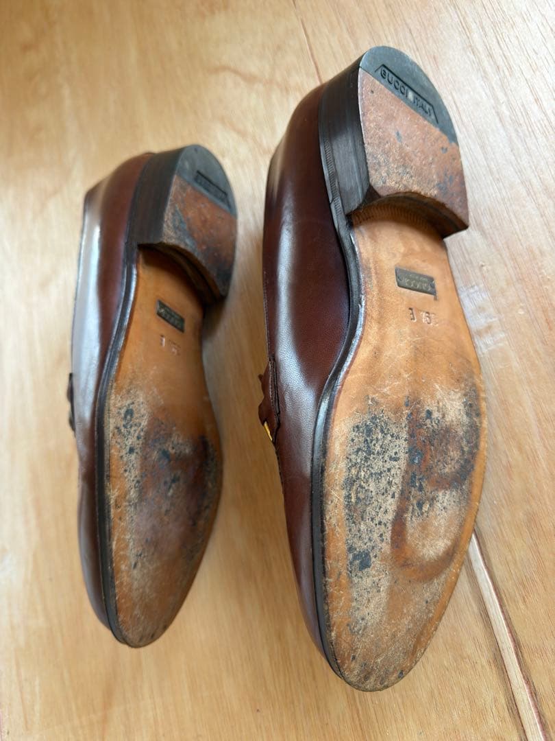 Gucci ホースビットローファー ブラウン 39.5