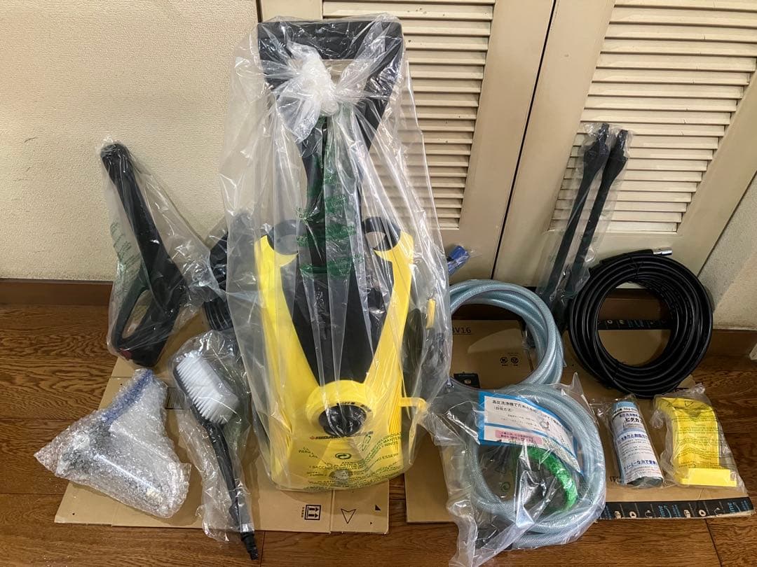 【ヒダカ】新品未使用・高圧洗浄機HKU-1885・自吸セットHKP-JSET