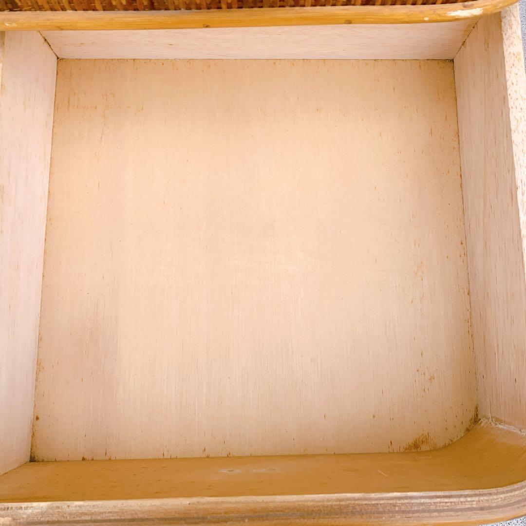 ラタン9杯チェスト 昭和レトロ エスニック アジアン 籐家具 ラタン 古民具