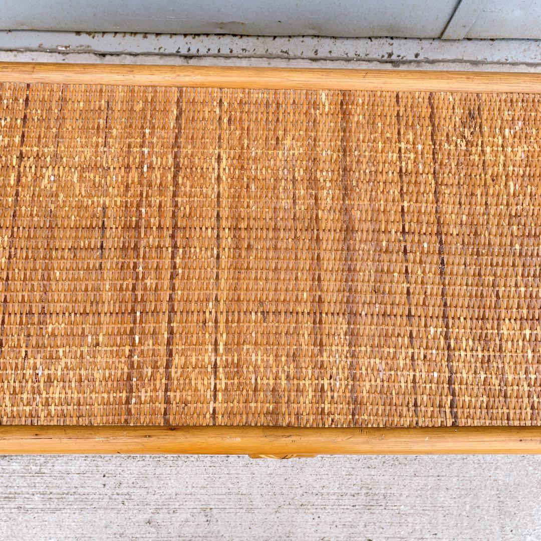 ラタン9杯チェスト 昭和レトロ エスニック アジアン 籐家具 ラタン 古民具