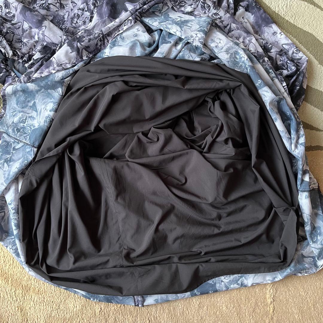 mmts unoaコラボ　猫まみれ　シフォンワンピース　猫柄