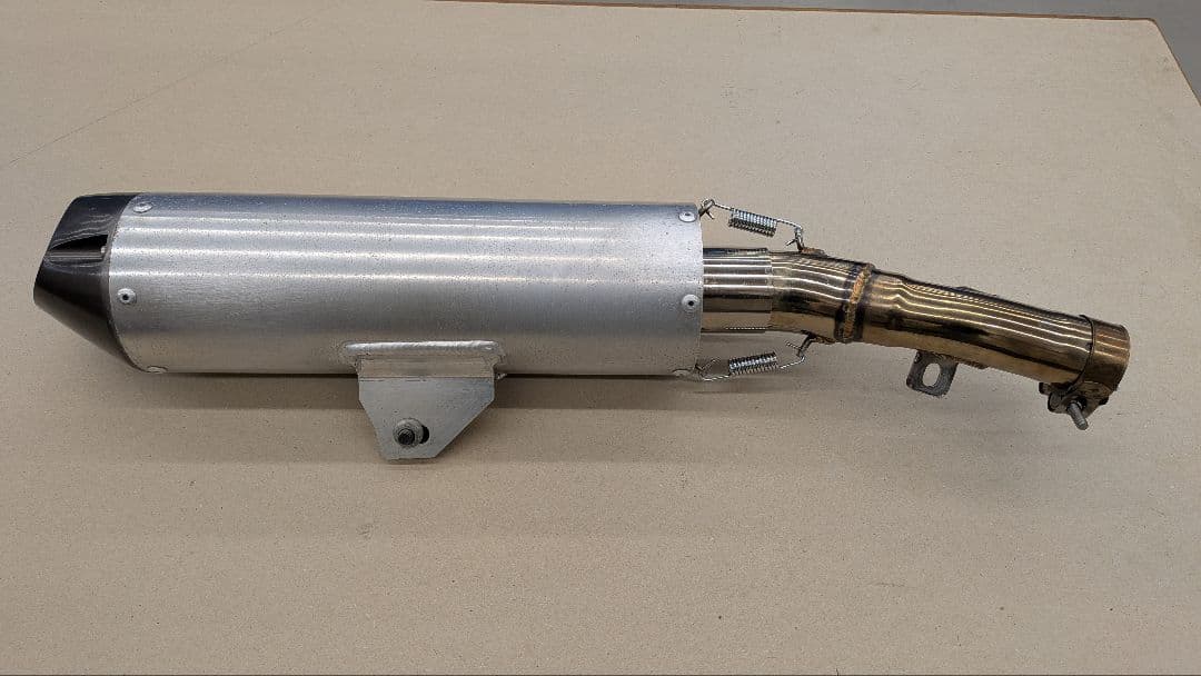 セロー250　トリッカー　XT デルタマフラー　バレル4 エキパイ