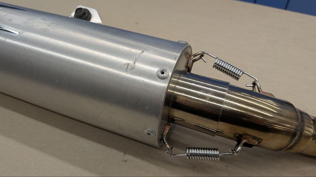 セロー250　トリッカー　XT デルタマフラー　バレル4 エキパイ