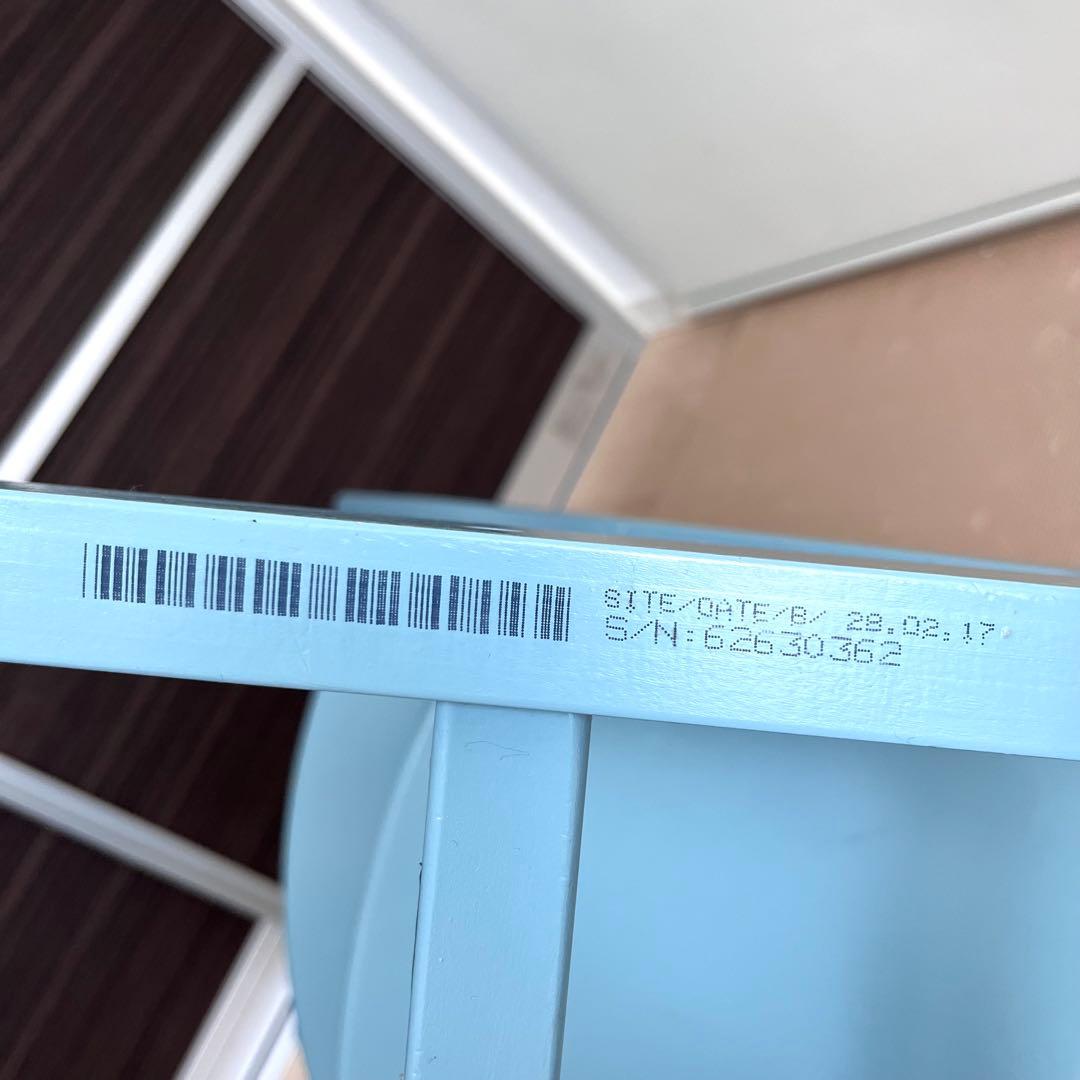 シリアルNo6　ストッケ トリップトラップ ハイチェア アクアブルー