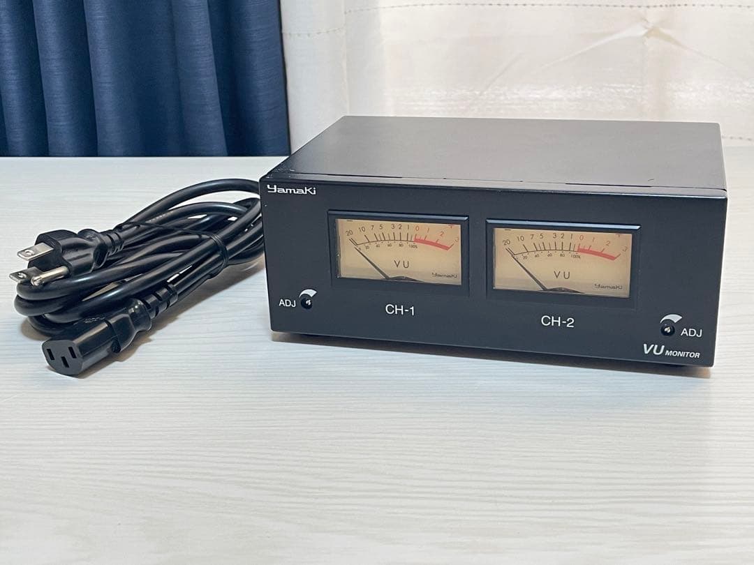 【完動品】Yamaki 2chアナログVUモニタ VUM-A62P