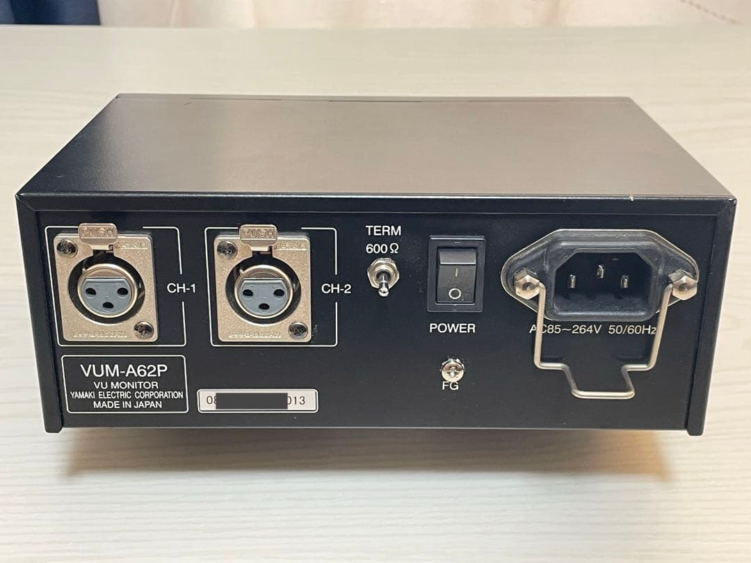 【完動品】Yamaki 2chアナログVUモニタ VUM-A62P