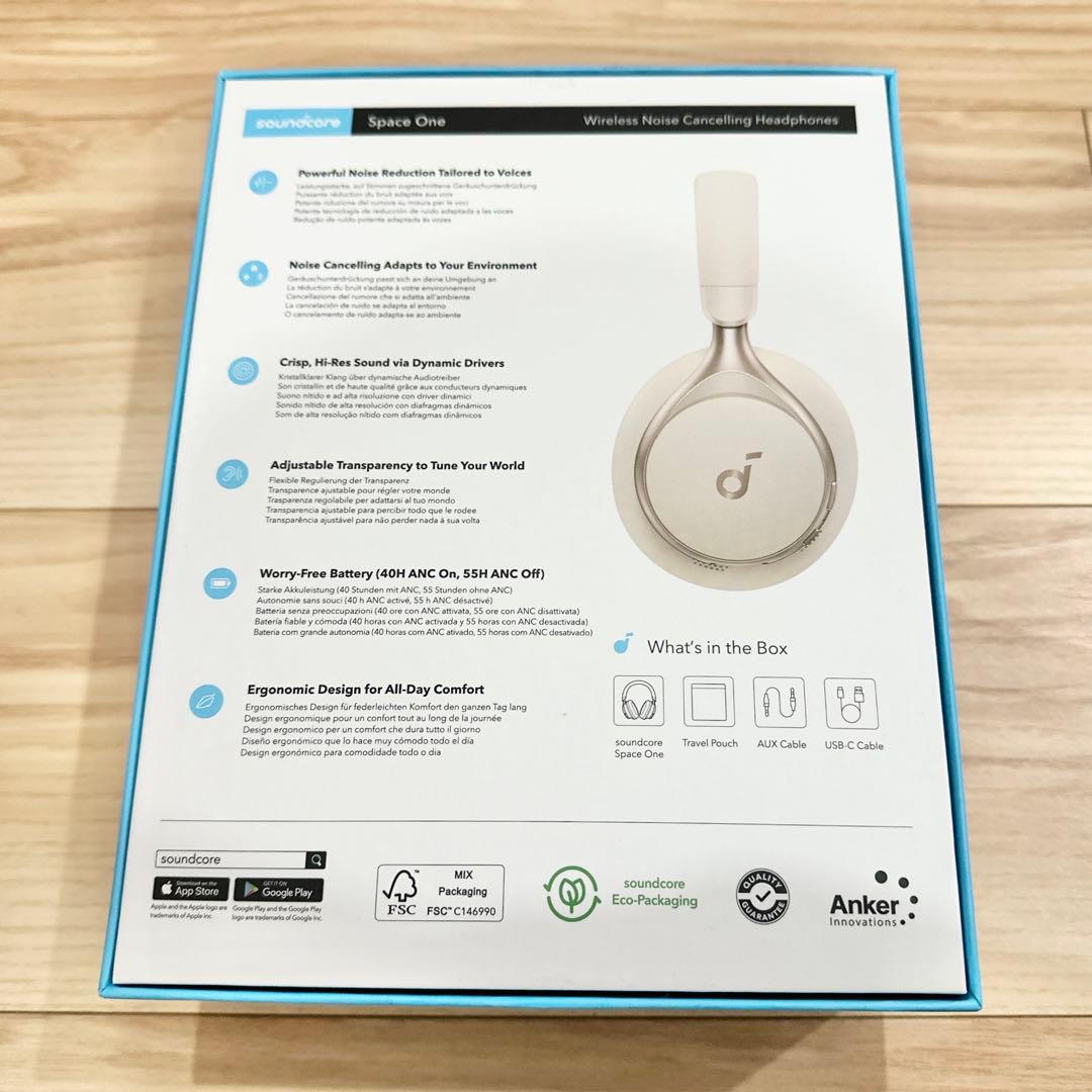 【新品】Anker soundcore Space One ワイヤレスヘッドホン