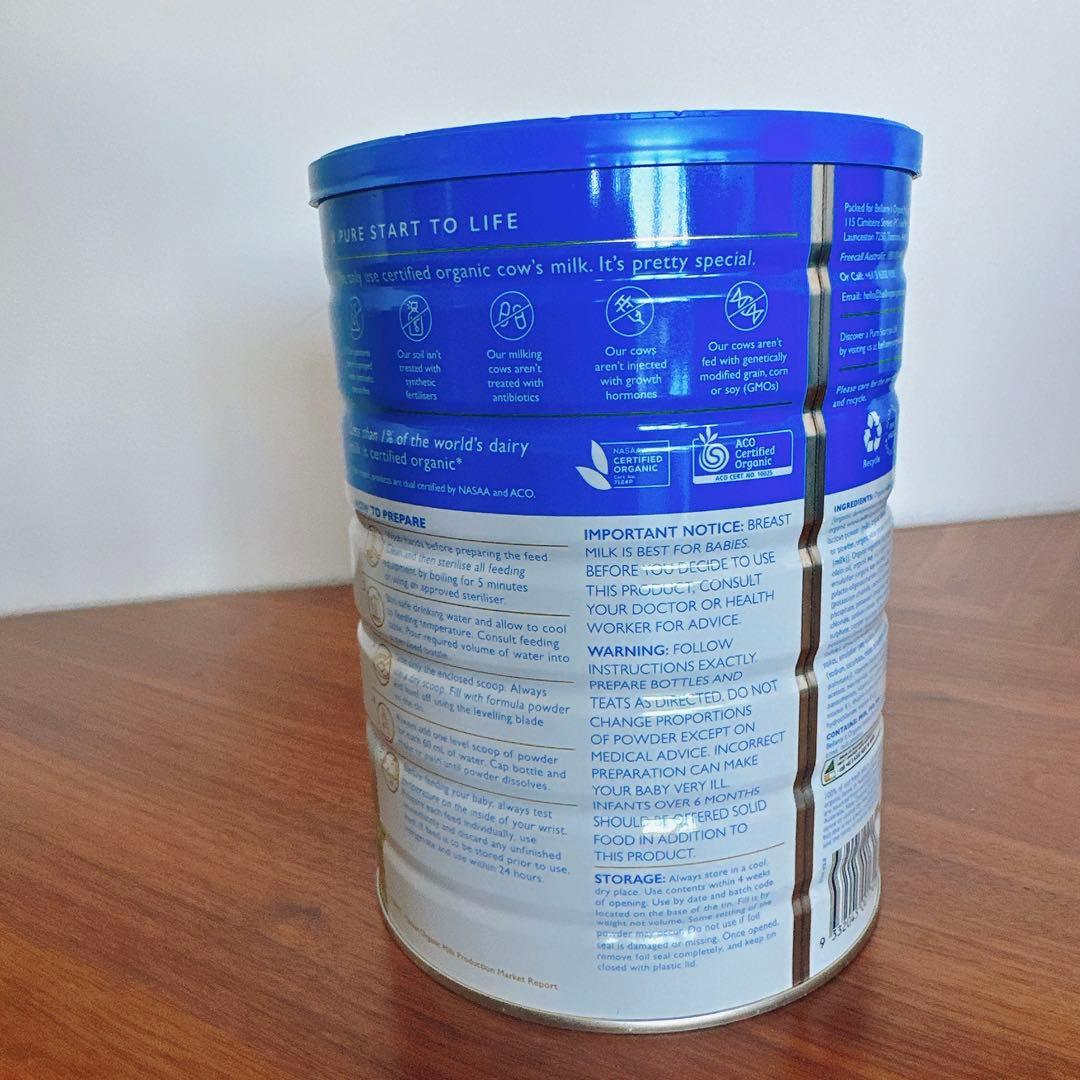 ベラミーズ オーガニック Bellamy's 粉ミルク step2 2缶セット