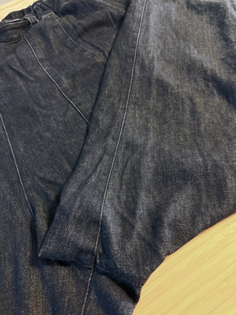 nest Robe コットンデニムバレルパンツ