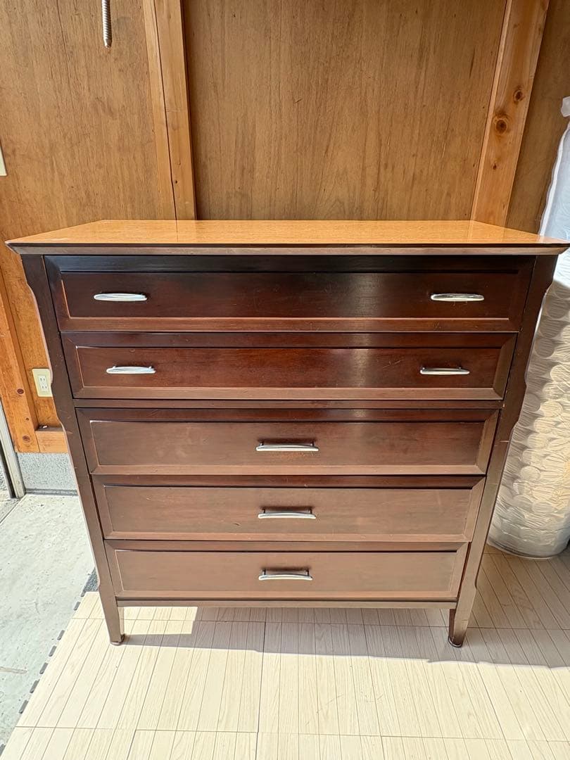 B.P John社製　5段チェスト　ビンテージチェスト　米軍　アメリカ