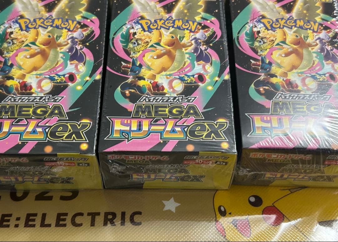 A*1様 ポケモンカードゲーム MEGAドリームex シュリンク付き 3box