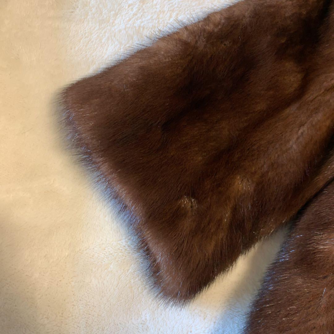 SAGA MINK ミンクコート サガミンク 毛皮 ブラウン サイズ11