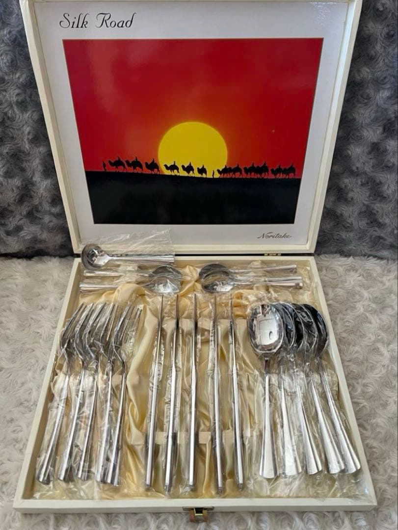 ノリタケ　カトラリーセット　シルク ロード　ディナーセット〈21本セット〉
