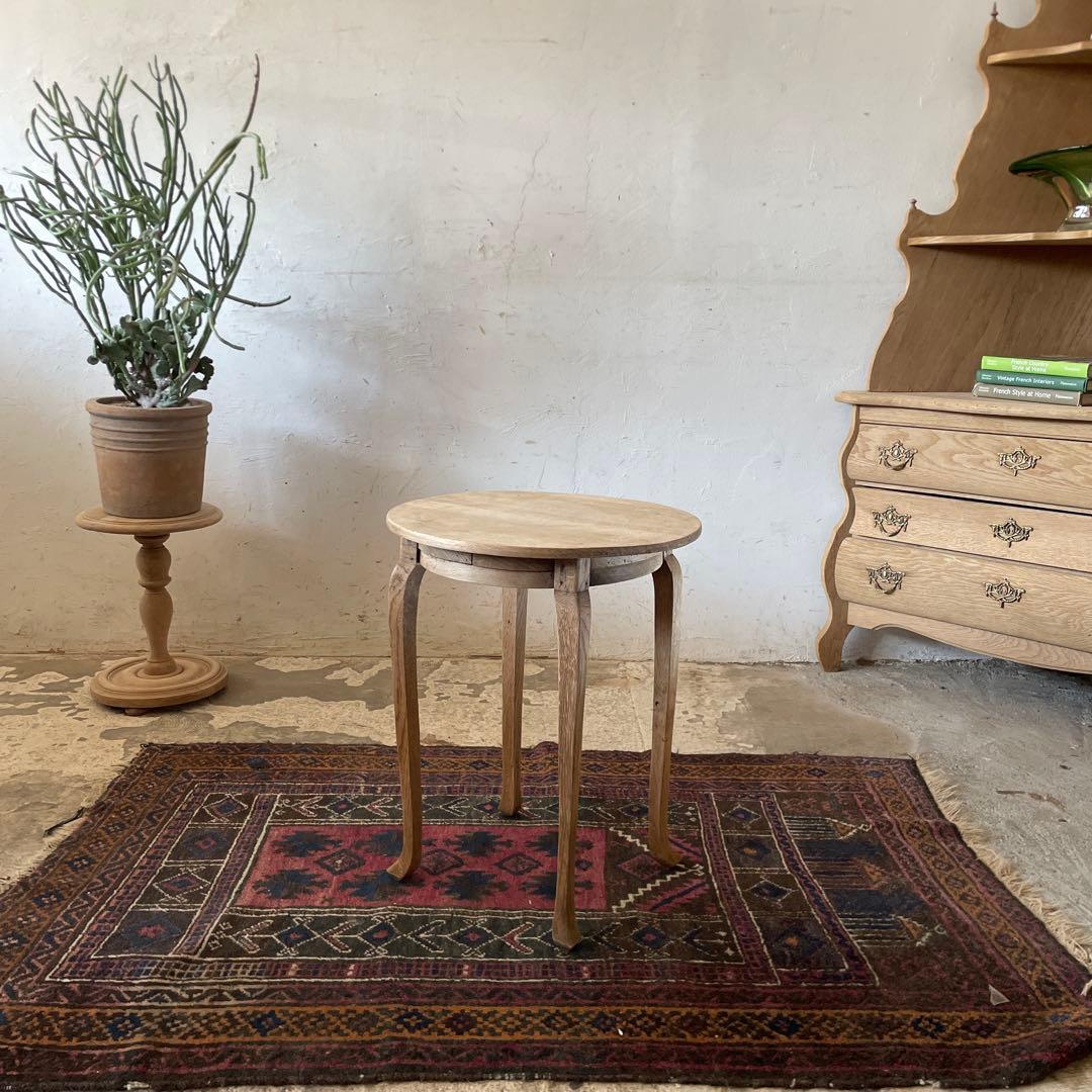 モモビンテージ サイドテーブル　フラワースタンド　花台　剥離