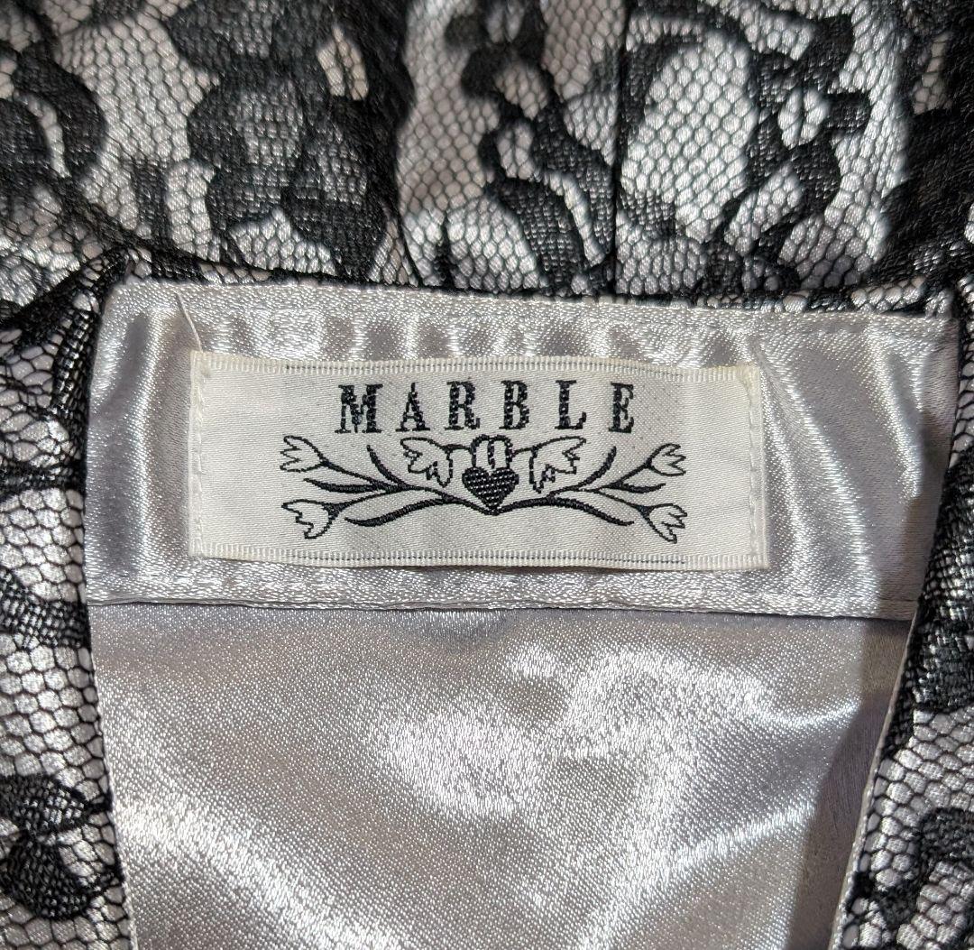 MARBLE ゴシック風 姫袖 ドレス ワンピース 付け襟