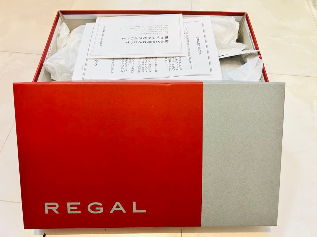 ★新品未使用品！箱有り★定価33,000円！リーガル ストレートチップ 25EE