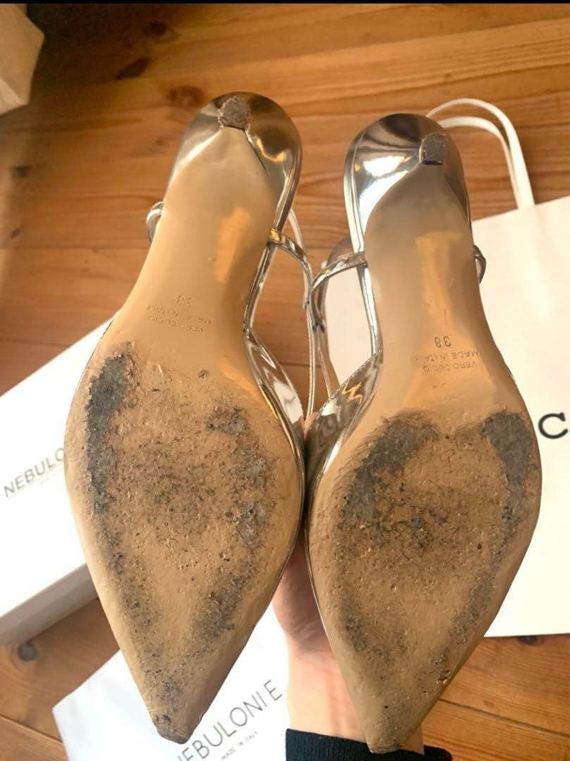 NEBULONIE パテントヒールパンプス 25cm ネブローニ 最終値下げ