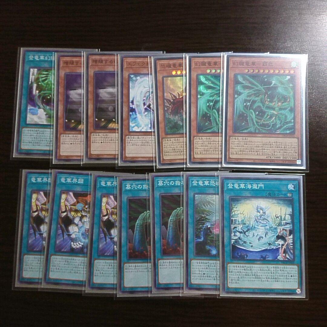 遊戯王【竜華ダイノルフィア】デッキ スリーブ付 c