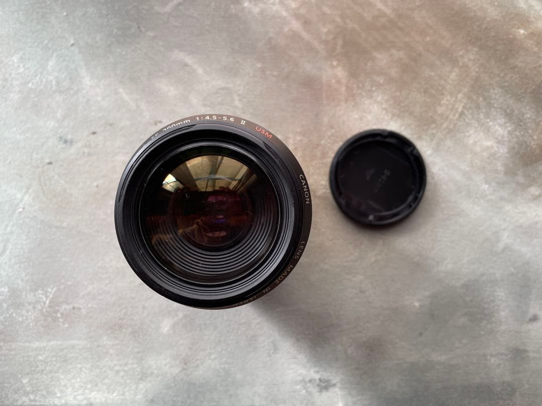 Canon EOS Digital デジタル一眼レフカメラと望遠レンズ