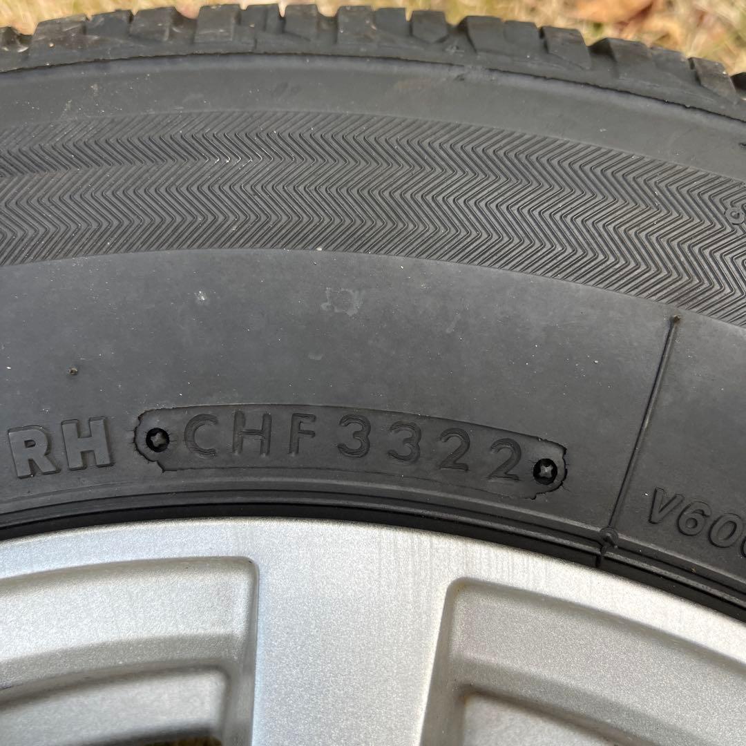 中古　ブリヂストン nv200 14インチ ホイールセット 165/80/r14