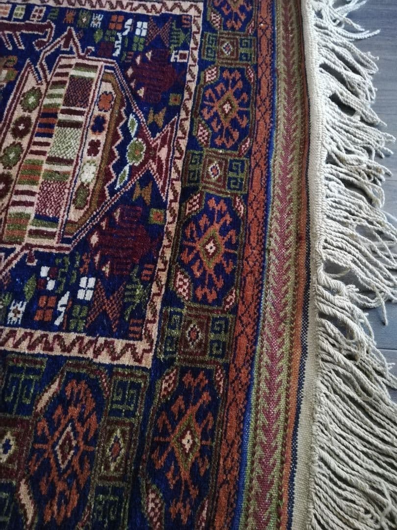 極美品♪バルーチ族のヴィンテージターキッシュラグ　アフガニスタン　ペルシャ絨緞