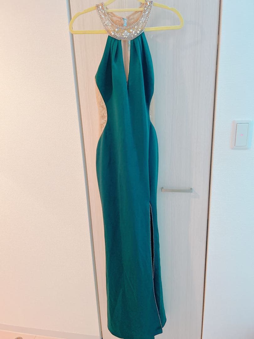 エンジェルアール グリーン ロングドレス