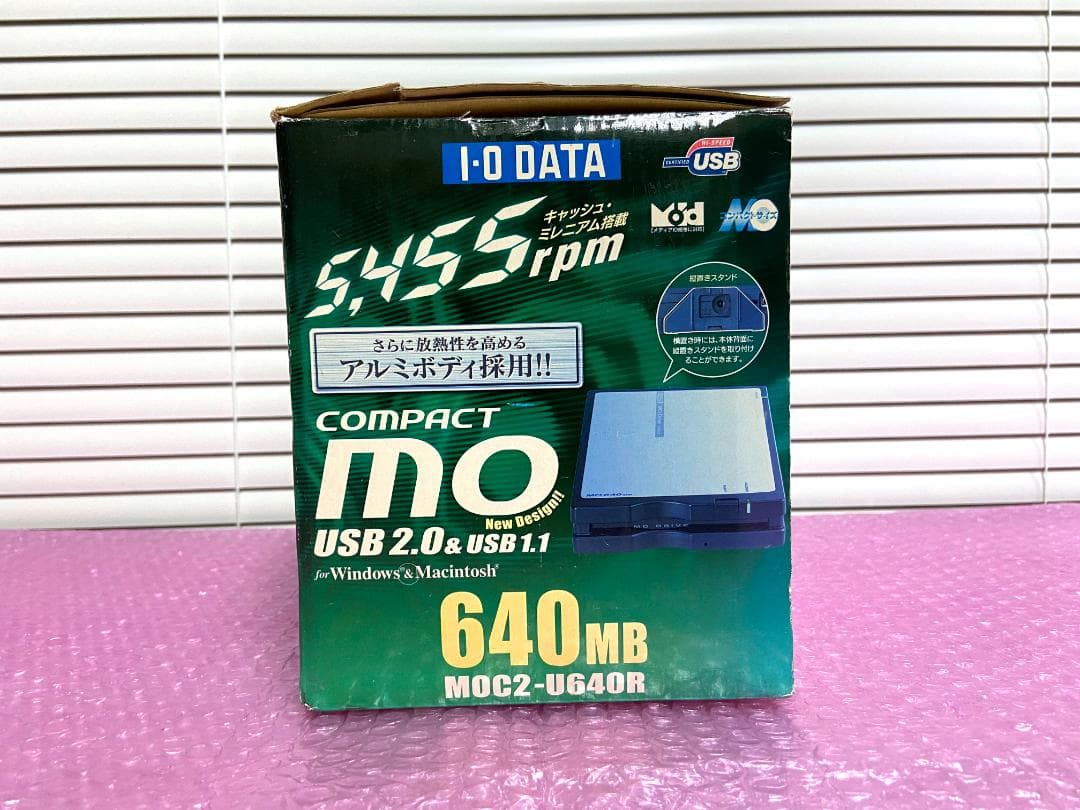 【希少ほぼ新品！②】I-O DATA MOC2-U640R MOドライブ USB