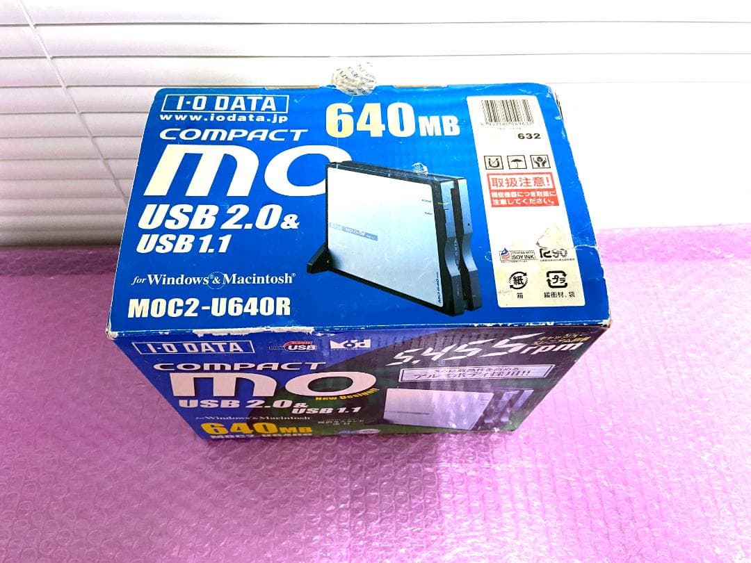 【希少ほぼ新品！②】I-O DATA MOC2-U640R MOドライブ USB