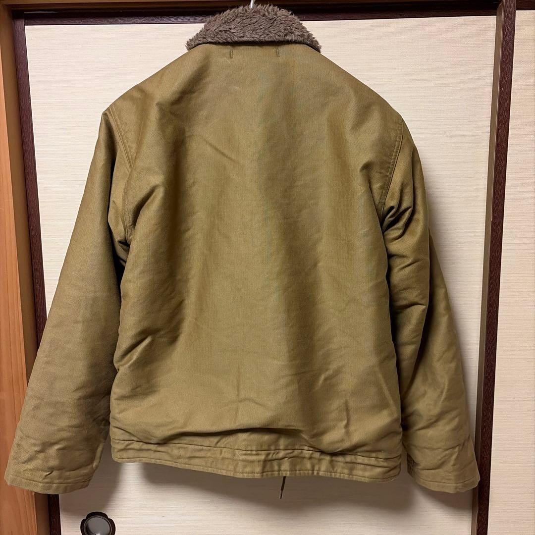 バズリクソンズN1デッキジャケットU.S.N. サイズ40 カーキ