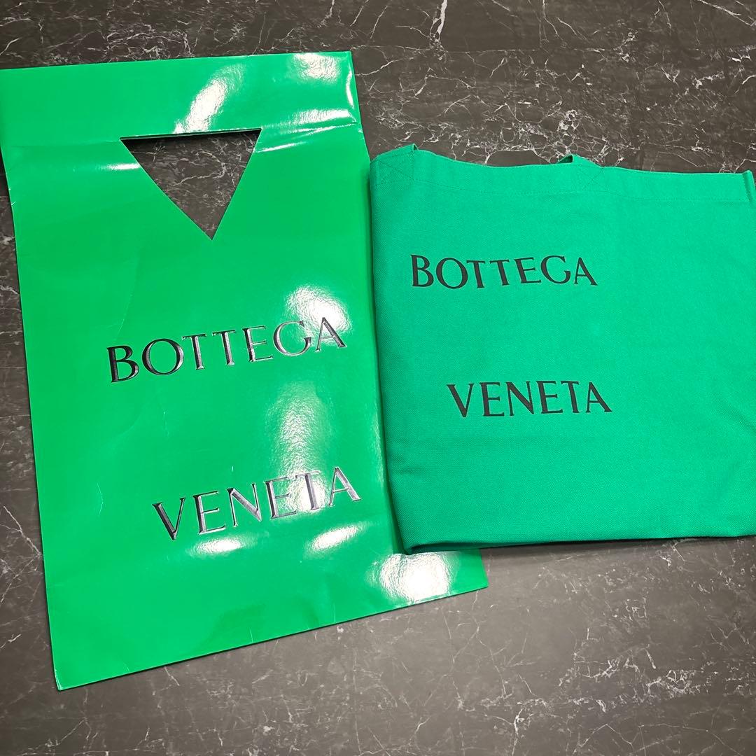 Bottega Veneta エコバッグ グリーン　ノベルティ