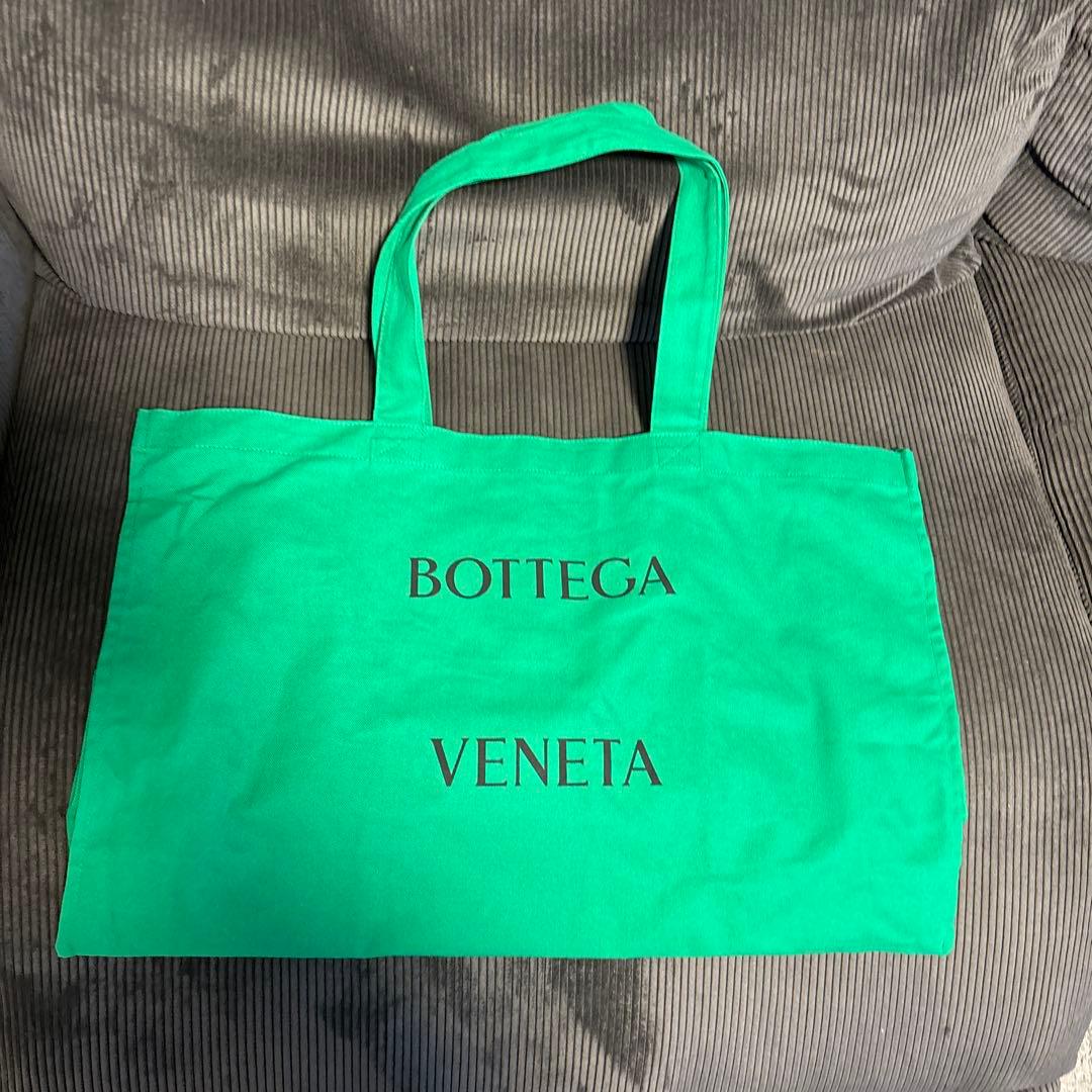 Bottega Veneta エコバッグ グリーン　ノベルティ