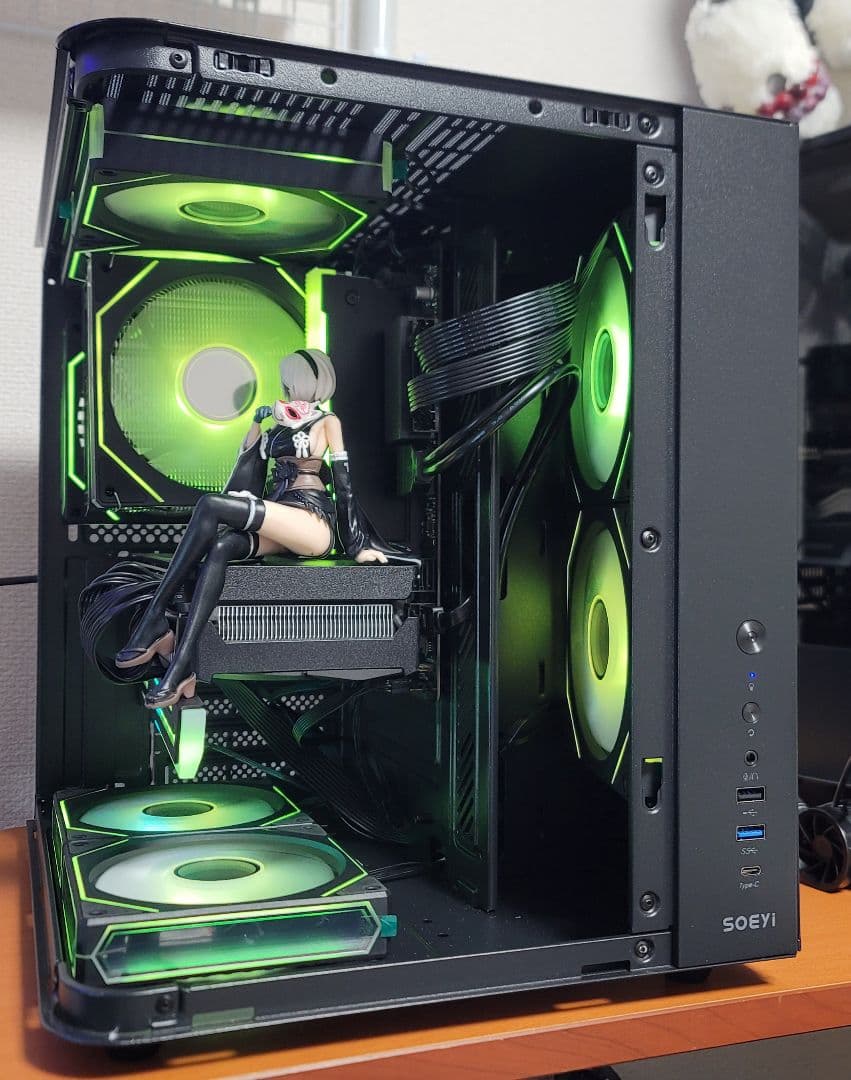 極美品 水槽型ゲーミングPC i7 RTX3070 安定動作 SignalRGB