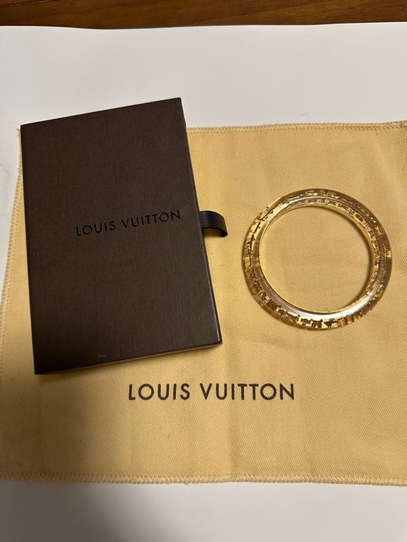 LOUIS VUITTON クリアバングル　美品