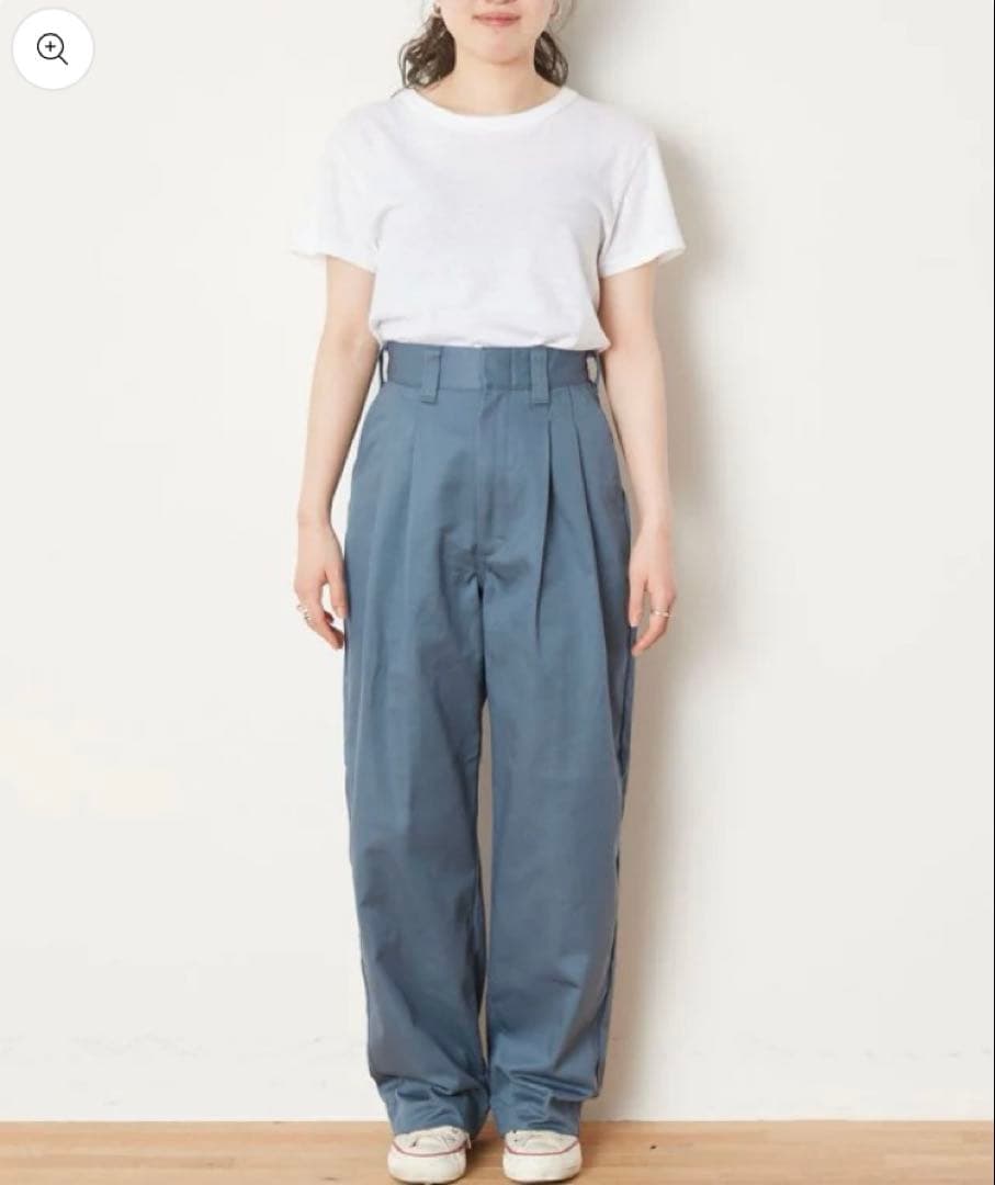 シンゾーン　トムボーイパンツ　ブルー　34