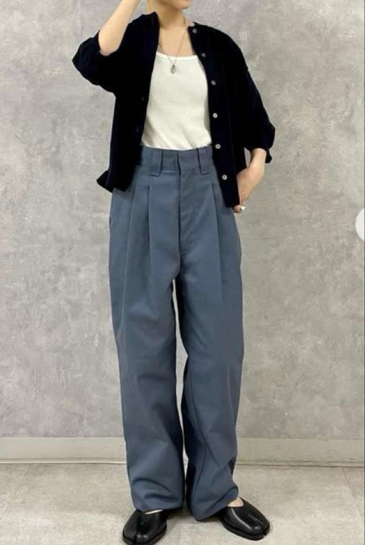 シンゾーン　トムボーイパンツ　ブルー　34