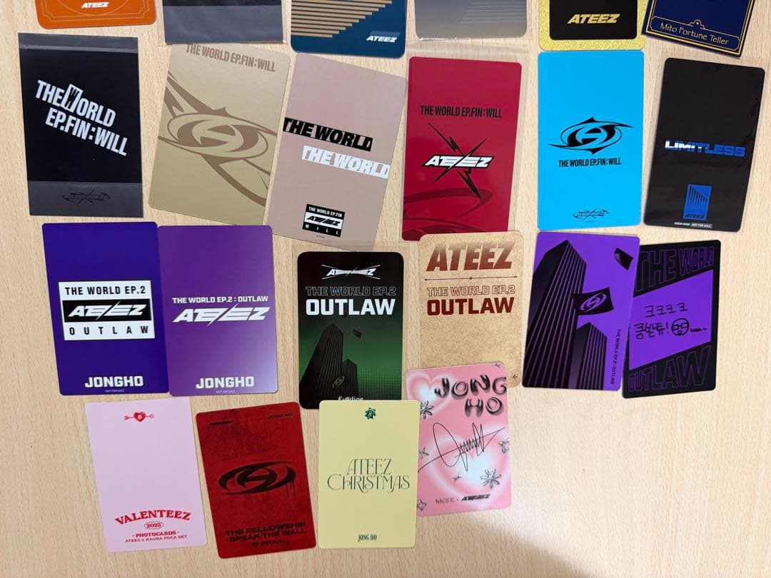 ATEEZ ジョンホ　各種　トレカセット