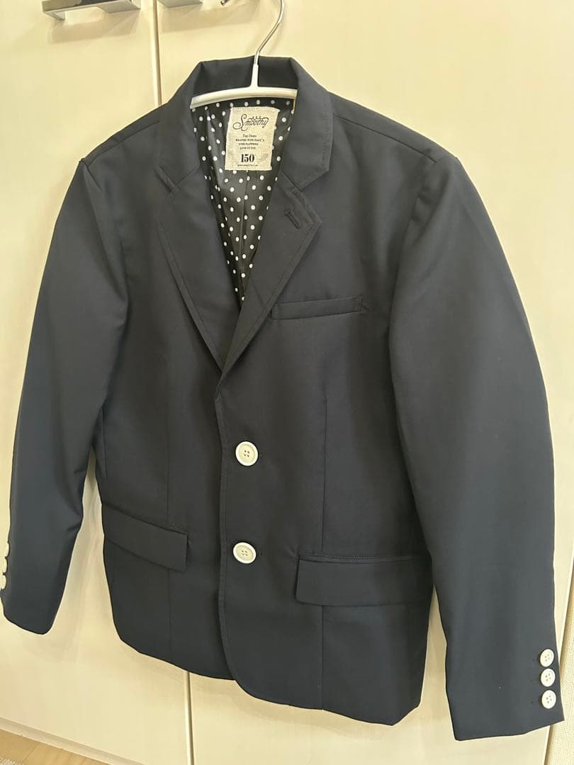 SMOOTHY 子供スーツセット150サイズ＋アローズネクタイ&チーフのセット