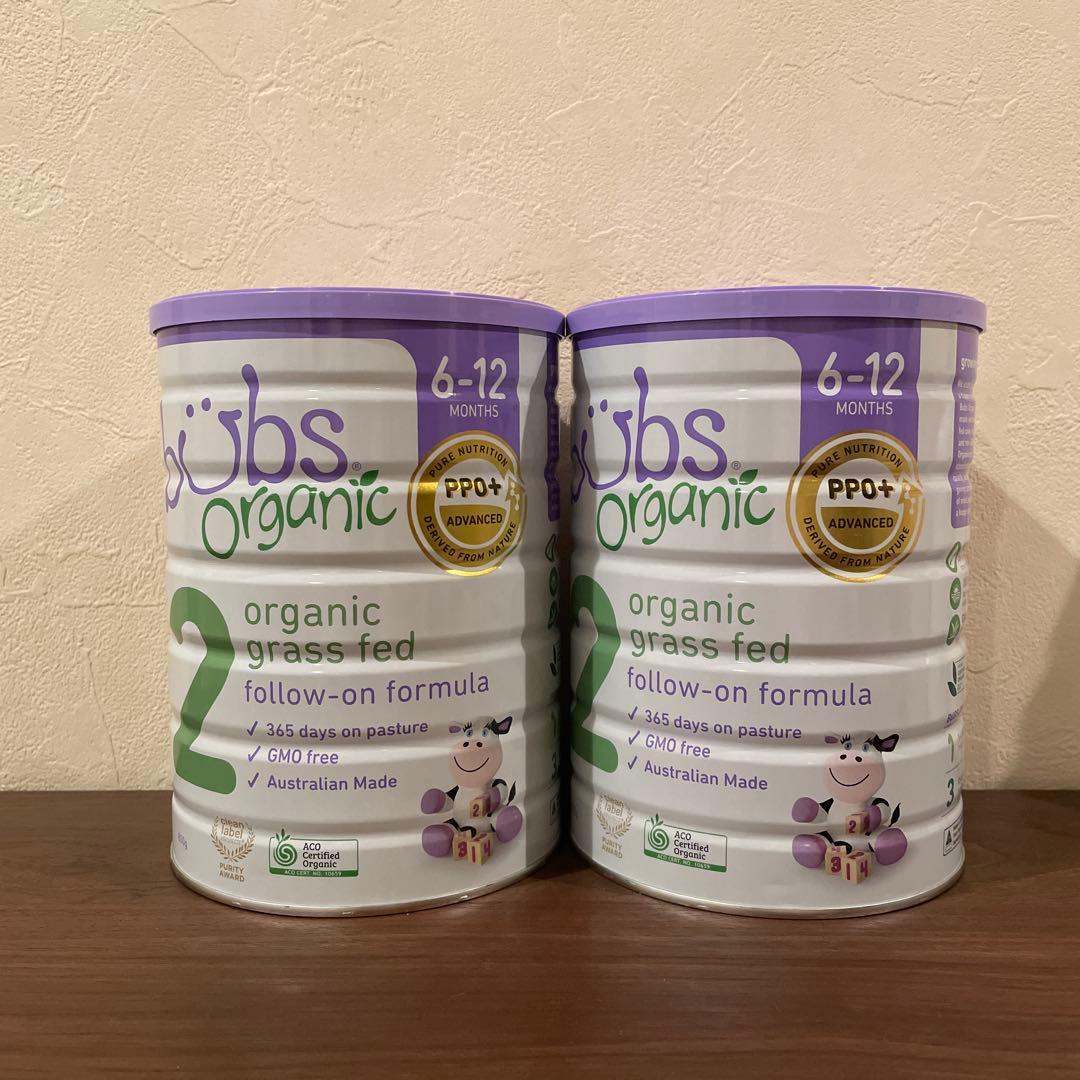 Bubs （バブズ）Organic 粉ミルク ステップ2（6〜12カ月）2缶