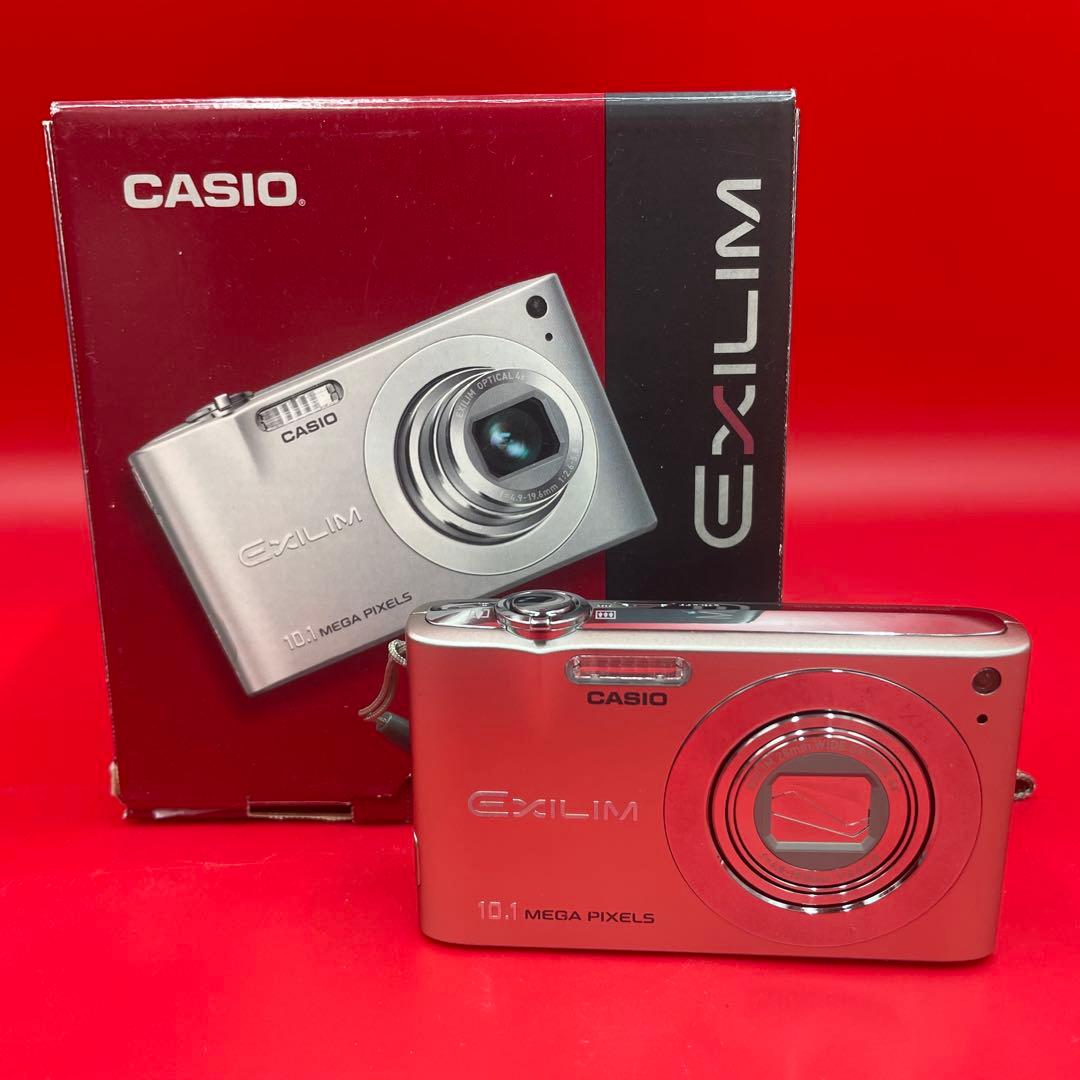 【美品・付属品完備】CASIO EXILIM EX-Z100 シルバー デジカメ