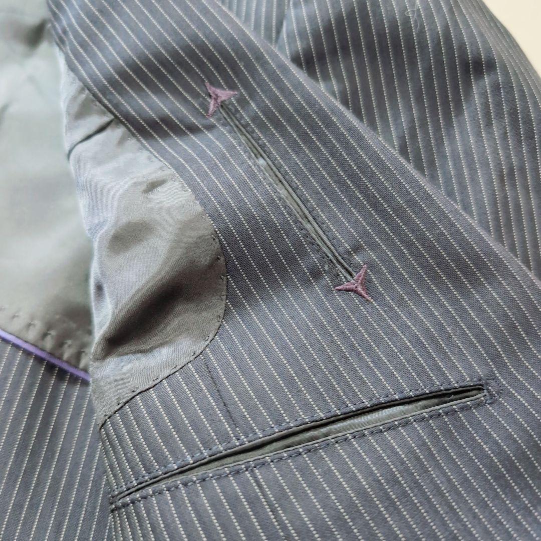 【新品】アオヤマ　高級ライン　HILTON×TORAY XL　濃紺　ストライプ