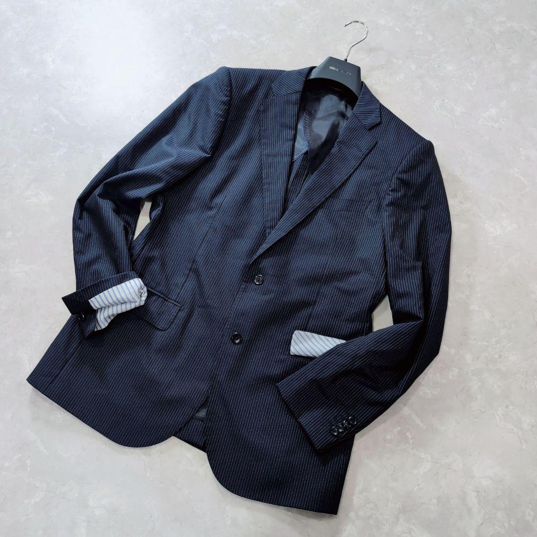 【新品】アオヤマ　高級ライン　HILTON×TORAY XL　濃紺　ストライプ